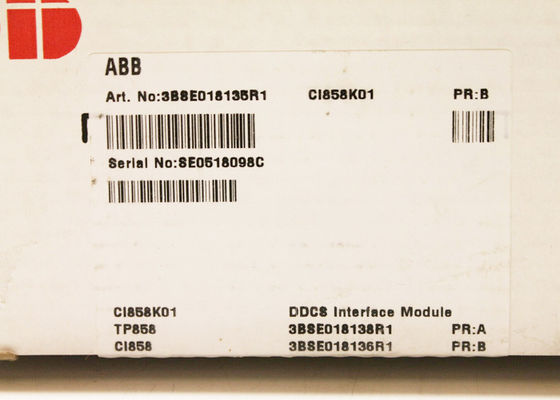 Оборудование модуля связи сетноое-аналогов I o интерфейса CI858K01 3BSE018135R1 DriveBus