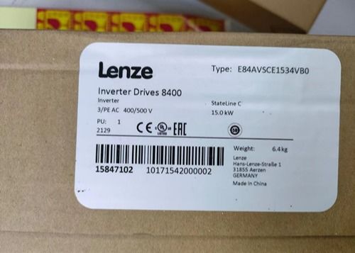 Инвертор 50hz частоты мотора E84AVSCE1534VB0 LENZE к AC 400V 500V 60hz 15kw 3/PE