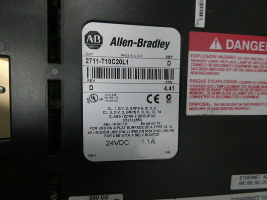 интерфейс 10inch Hmi с экраном касания Hmi Plc Panelview с Plc 2711-T10C20L1