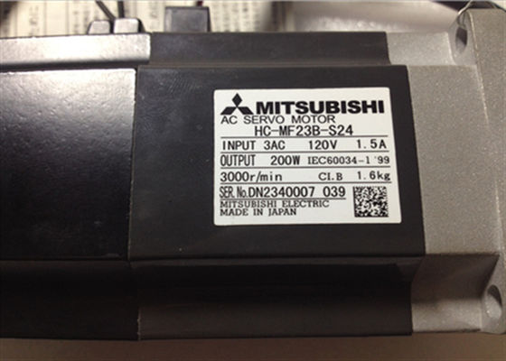 Мотор сервопривода 3000RPM HC-MF23B-S24 Мицубиси промышленный 200W 3AC