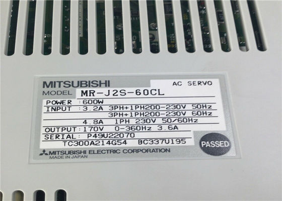 Сервопривод MR-J2S-60CL промышленный управляет усилителем сервопривода Мицубиси 200V 600W