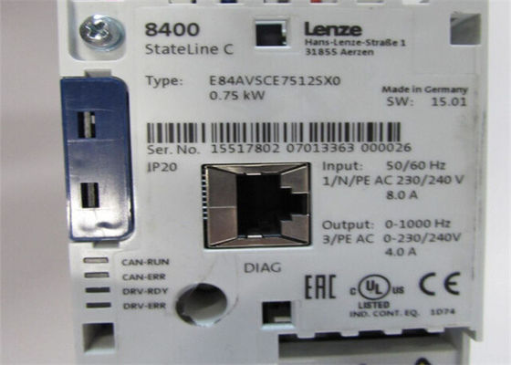 KW УСТАНОВКИ 0,75 СЕРИИ STATELINE Lenze E84AVSCE7512SX0 8400 (HP 1,0)