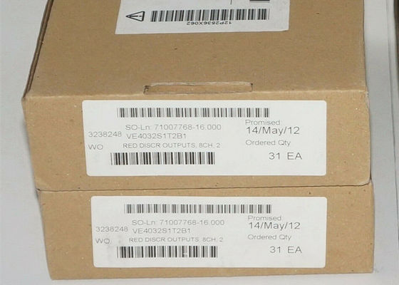 EMERSON DeltaV REDUN ВЫВЕЛ НАРУЖУ КАРТА VE4032S1T2B1 KJ3202X1-BA1 8CH 24VDC НИКАКОЙ БЛОК ТЕРМИНЕ