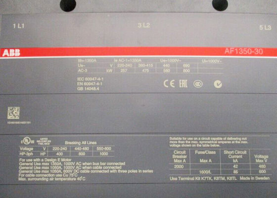 Контакторы DC продуктов 1SFL657001R7022 110-250V контроля AF1350-30-22-70