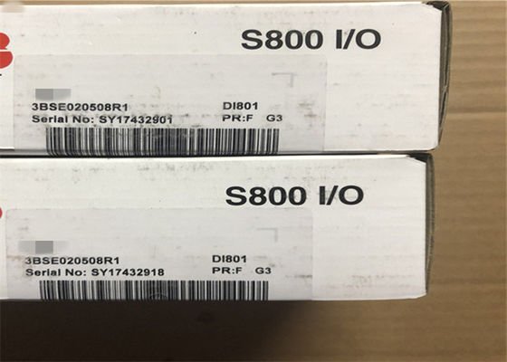Dc модуля цифрового входного сигнала 24V модуля 3BSE020508R1 I/O ABB DI801 S800L, chanels 1x16