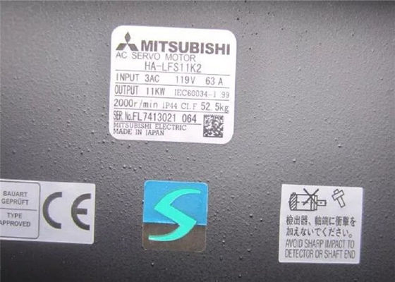 Мотор сервопривода трехфазное 11.0kW HA-LFS11K2 Мицубиси промышленный 2000 RPM