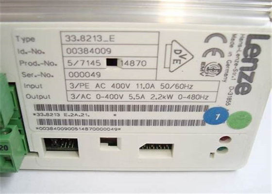 HP KW/3 ПРИВОДА 2,2 AC Lenze 33,8213 E 400 ВПТ инвертор частоты 50/60 HZ переменный