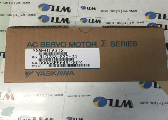 Напряжение тока 0.87A 0.318N.m мотора сервопривода 200V индукции AC SGM-01A314S   3000RPM