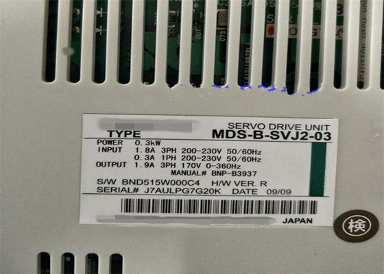 Сервопривод DC270-311V 28A промышленный управляет состоянием МИЦУБИСИ серии MDS используемым MDS-B-SVJ2-03
