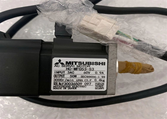 Мотор сервопривода 3000 r/min HC-MF053-S3 Мицубиси промышленный 3AC 60V 0.9A 50W