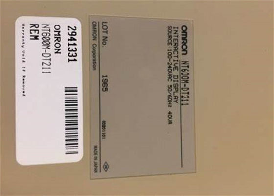 СЕРИЯ СЕНСОРНОЙ ПАНЕЛИ NT600M ИНТЕРФЕЙСА ОПЕРАТОРА Omron NT600M-DT211 100-240 ВПТ 50/60 HZ 40 VA