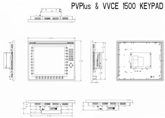 Ален Брэдли PanelView плюс 7 стандартный DC ENet касания 15 цвета 2711P-T15C22D8S-B