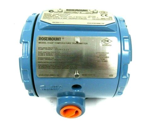 Изоляция вход-выхода Роземаунт 3144P определила до 500 Vdc 50/60 Hz 0-99 процентов относительной влажности