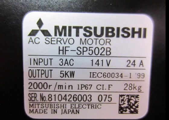 Серия 5kW 2000RPM HF Мицубиси мотора сервопривода AC HF-SP502B промышленная
