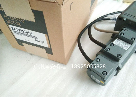 Мотор сервопривода 3000r/min Мицубиси 50W промышленный HA-FF053BG1 HA-FF053BG2 с шестерней