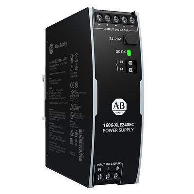 Входной сигнал одиночной фазы электропитания 480W 24VDC 20A AB 1606-XLE480EP