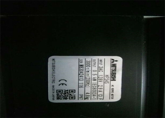 Серия 0.5KW 3AC 128V 2.9A 3000r/min HF мотора сервопривода AC Мицубиси HF54S Industial совершенно новая