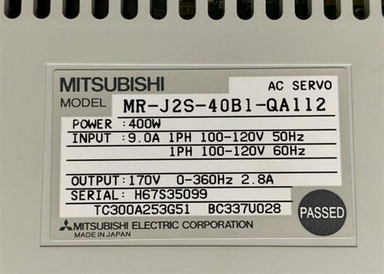 Сервопривод усилителя сервопривода AC MR-J2S-40B1-QA112 Мицубиси промышленный управляет 400w