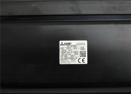 Мотор сервопривода 7.0KW AC J3 Мицубиси HF-SP702B с тормозом промышленным 2000rpm