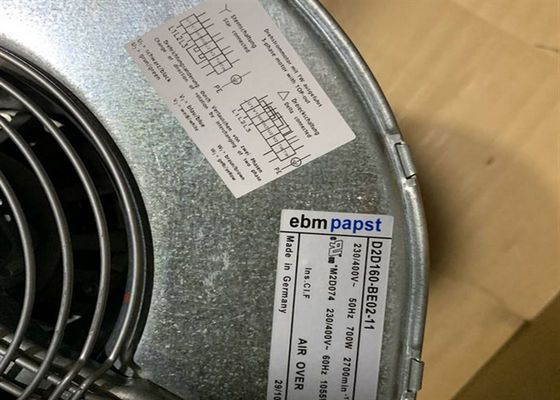 D2D160-BE02-11 промышленный центробежный вентилятор Ebmpapst 230 400V 2700RPM 700W