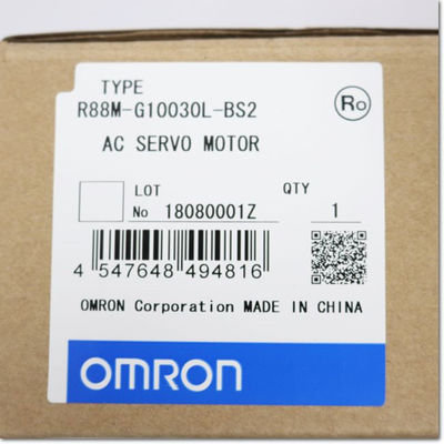 Сервомотор 3000 RPM 100W абсолютное 100VAC мотора AC OMRON R88M-G10030S-BS2