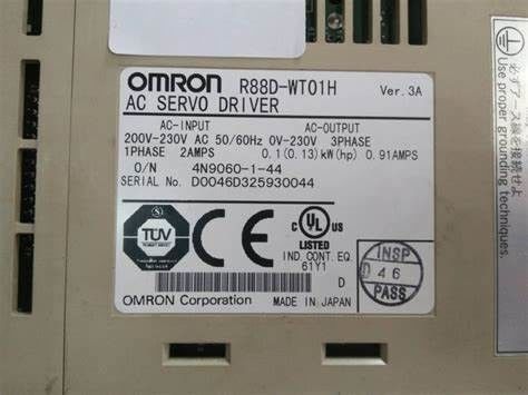 ВОДИТЕЛЬ 1.16A 240V СЕРВОПРИВОДА OMRON R88D-GT01H НАГРУЖАЕТ тип входной сигнал аналога/ИМПа ульс 100 w