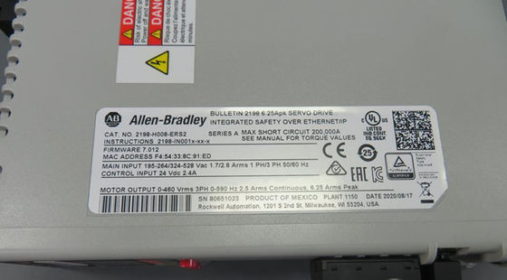 AB 2198-H008-ERS2 текущий объем производства ВПТ входного сигнала 1 пика 6,3 Amp и 3 участок 190 до 528