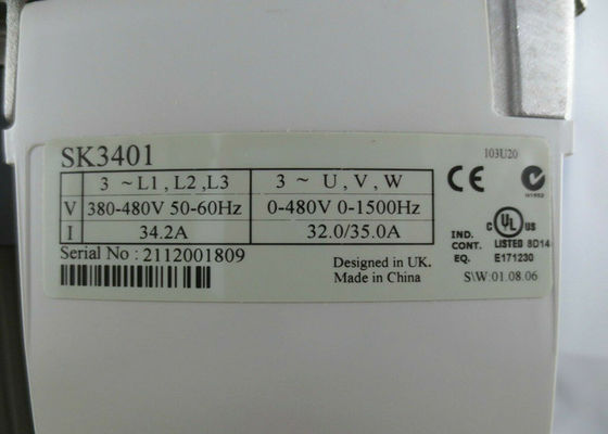 ПРИВОД 460VAC 25HP AC КОМАНДИРА SK МЕТОДОВ УПРАВЛЕНИЕМ инвертора SK3401 15KW Nidec EMERSON