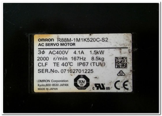 ИНЕРЦИЯ СЕРВОМОТОРА 1S-SERIES МИЦУБИСИ R88M-1M1K520C-S2 СРЕДНЯЯ 1,5 KW 2000 R/MIN