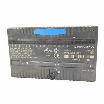 ЛОГИКА DC POSITIVE/NEGATIVE МОДУЛЯ ВХОДНОГО СИГНАЛА VERSAMAX GE IC200MDL640 24V 16 ДИСКРЕТНЫХ ПУНКТОВ