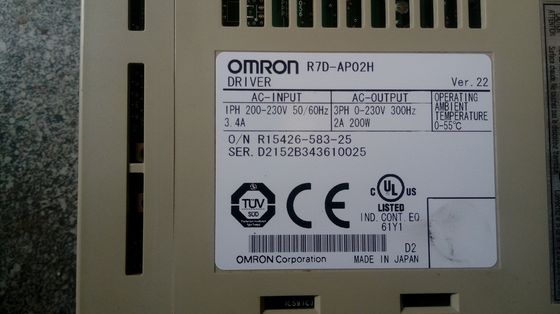 Поставка 1A 100V AC 100VAC сервопривода OMRON R7D-BPA5L нагружает входной сигнал одиночной фазы 50 w