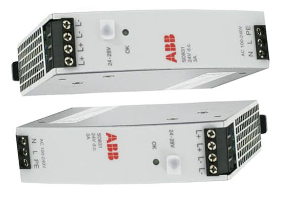 DIN I/O оборудования AC 800M блока электропитания SD831 3BSC610064R1 проложило рельсы источники питания