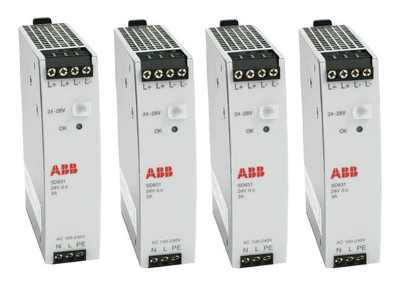 DIN I/O оборудования AC 800M блока электропитания SD831 3BSC610064R1 проложило рельсы источники питания