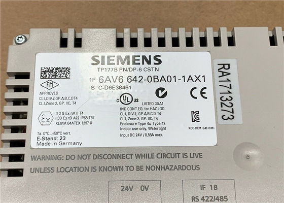 6AV6642-0BA01-1AX1 Сименс SIMATIC TP177B 6&quot; дисплей цвета PN/DP STN 256