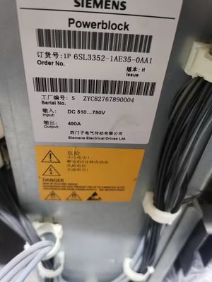 DC v, модуль Сименс 6SL3352-1AE35-0AA1 510-750 мотора 490 a 3 участка покрасил модули