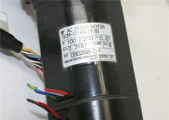 Мотор сервопривода 0.318N.m Yaskawa мотора сервопривода SGM-01AWJ16B промышленный электрический 100w
