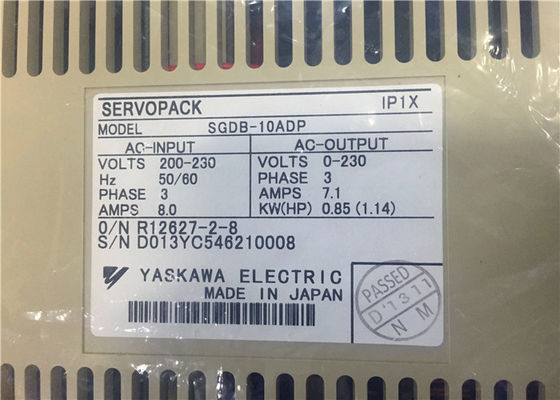 Сервопривод YASKAWA SGDB-10ADP 50/60HZ SERVOPACK промышленный управляет 850W