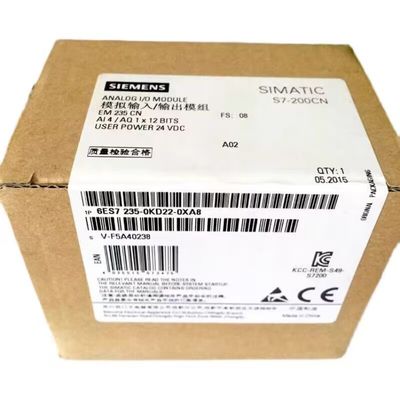 АНАЛОГ 4 AI 10 МОДУЛЯ I/O СИМЕНС 6ES7235-0KD22-0XA8 VDC +/--10 v бит DC 12