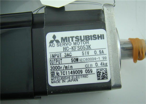 Мотор сервопривода 51V AC Мицубиси 50W промышленный HC-KFS053K 0.9A НОВЫЙ в запасе