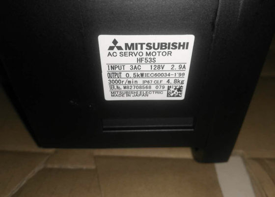 Электрический двигатель сервопривода 0.5KW Мицубиси HF53S 3 мотора 3AC 128V 2.9A участка промышленных НОВОГО
