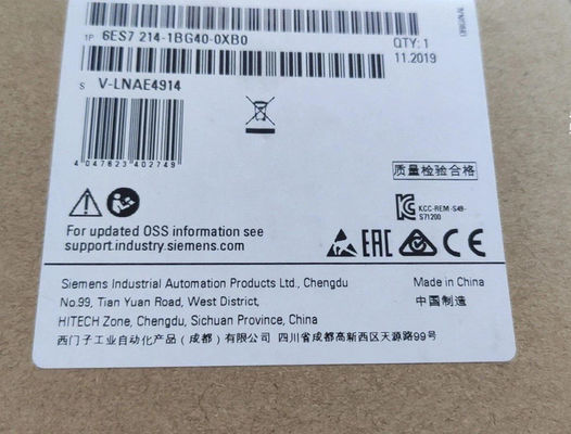 Порты C.P.U. AC/DC/relay 2 PROFINET компакта C.P.U. 1215C SIEMNES 6ES7215-1BG40-0XB0 S7-1200