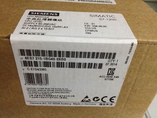 Порты C.P.U. AC/DC/relay 2 PROFINET компакта C.P.U. 1215C SIEMNES 6ES7215-1BG40-0XB0 S7-1200