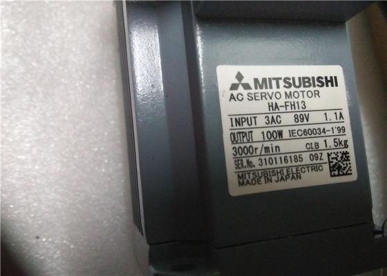 Мотор сервопривода AC серии HA-FH13 100W Мицубиси Melservo HA-FH НОВЫЙ в запасе