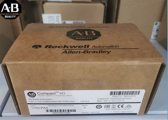 Электропитание I/O CompactLogix модуля электропитания 1769-PA4 Ален-Брэдли резервное