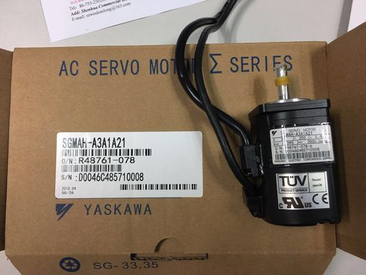 Мотор сервопривода SGMAH-A3A1A21 AC Yaskawa промышленный 30W 200V СОВЕРШЕННО НОВЫЙ