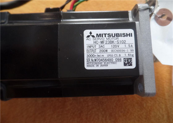 МОТОР СЕРВОПРИВОДА AC серии HC-MF23BK-S102 Mitsubishi Electric 200W 120V 1.5A HC-MF НОВЫЙ