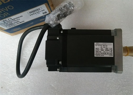 Мотор сервопривода HF-KE73 AC Мицубиси 750W промышленный трехфазный НОВЫЙ в запасе