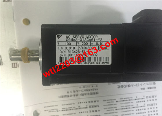 Мотор сервопривода SGMAS-01ACA61-Y2 AC Yaskawa промышленный 150W 200V совершенно новый