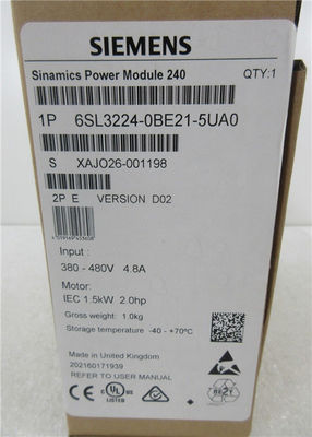 Инвертор 3AC 380-480V 1.5KW СИМЕНС SINAMICS 6SL3224-0BE21-5UA0 G120