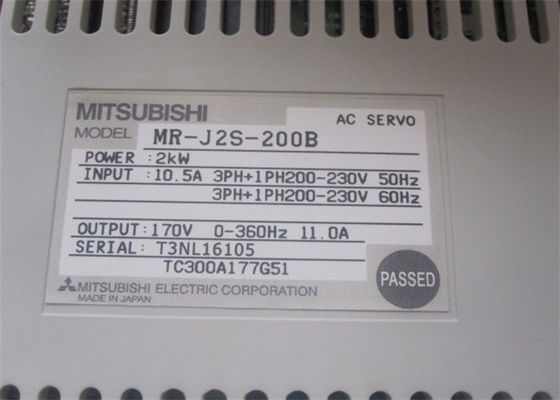 привод мотора сервопривода усилителя MR-J2S-200B серии 2kW Мицубиси Melservo MR-J2 промышленный